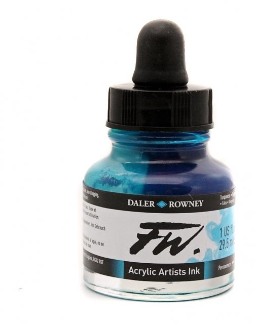 Daler Rowney Fw Ink 29.5ml Turquoise