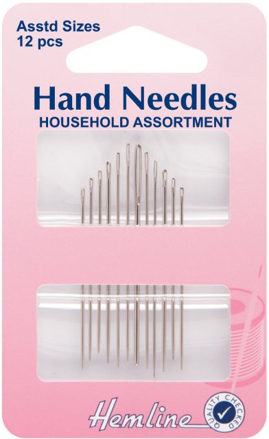 Groves Hand Needles: Household Assorted: 12 Pieces