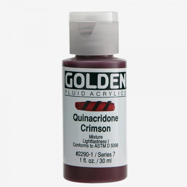 Golden Golden Fluid Quinacridone Crimson VII 30ml