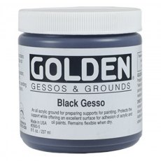 Golden Black Gesso 237ml