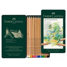 Faber Castell - 12 Pitt Pastel Colour Pencil Set