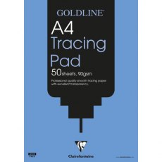 Clairefontaine Goldline A4 Tracing Pad 90gsm