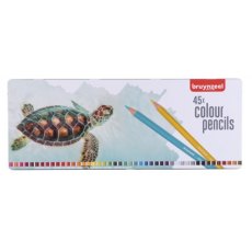 Bruynzeel Tin set of 45 Colour pencils - Various