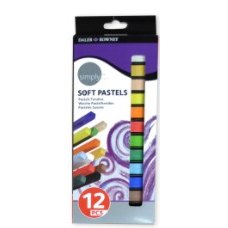 Daler Rowney Simply Soft Pastels 12 assorted colours
