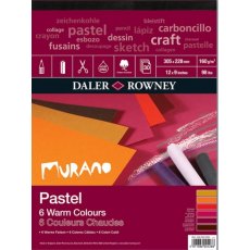 Daler Rowney A4 Murano Pastel Pad  - Warm colours