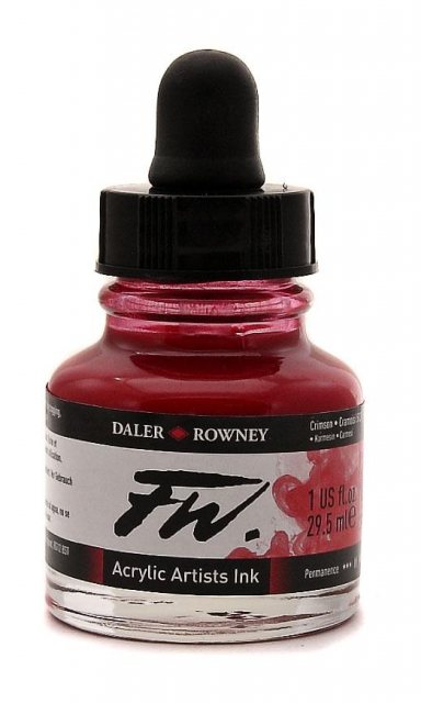 Daler Rowney Fw Ink 29.5ml Crimson