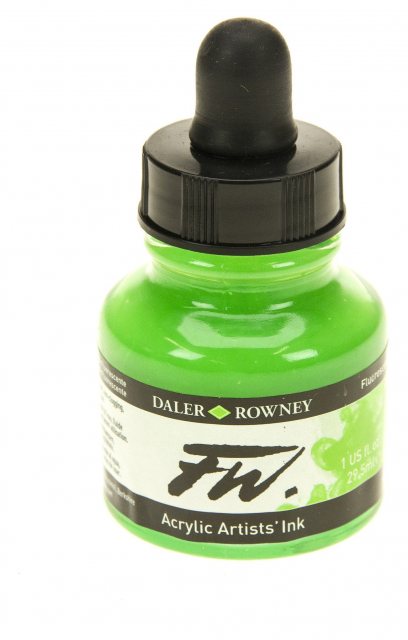 Daler Rowney Fw Ink 29.5ml Fluorescent Green