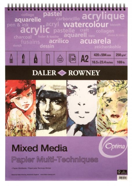 Daler Rowney Daler RowneyA2 Mixed Media Paper Pad