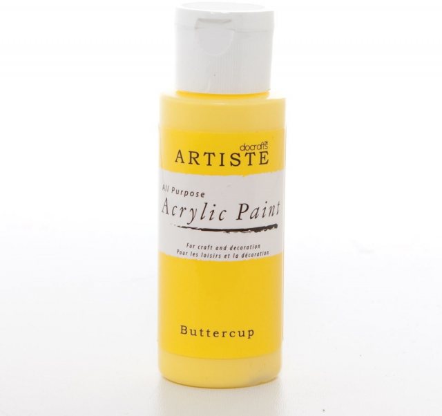 Docrafts - Artiste Artiste Acrylic Paint (2oz) - Buttercup