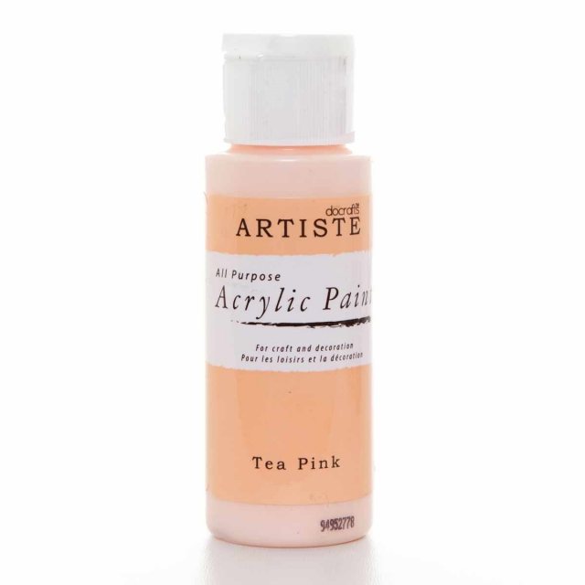 Docrafts - Artiste Artiste Acrylic Paint (2oz) - Tea Pink