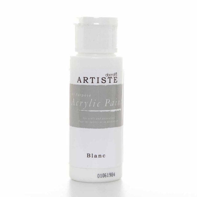 Docrafts - Artiste Artiste Acrylic Paint (2oz) - Blanc