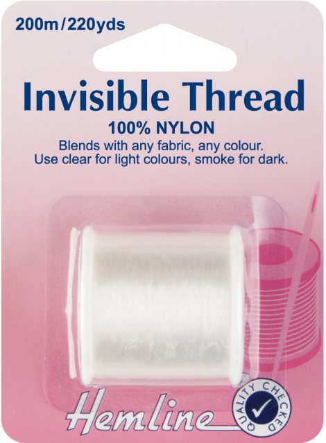 Hemline Invisible Thread: Clear - 200m