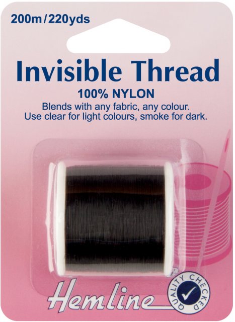 Hemline Invisible Thread: Smoke - 200m