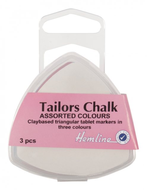 Hemline Tailors' Chalk Triangle - 3pk