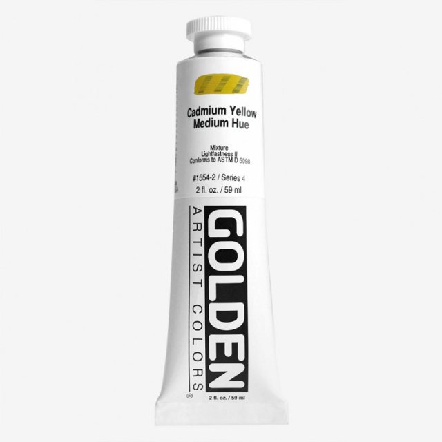 Golden Golden Heavy Body Cadmium Yellow Medium Hue IV  Acrylic 59ml