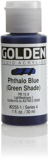 Golden Golden Fluid Phthalo Blue Green Shade IV 30ml