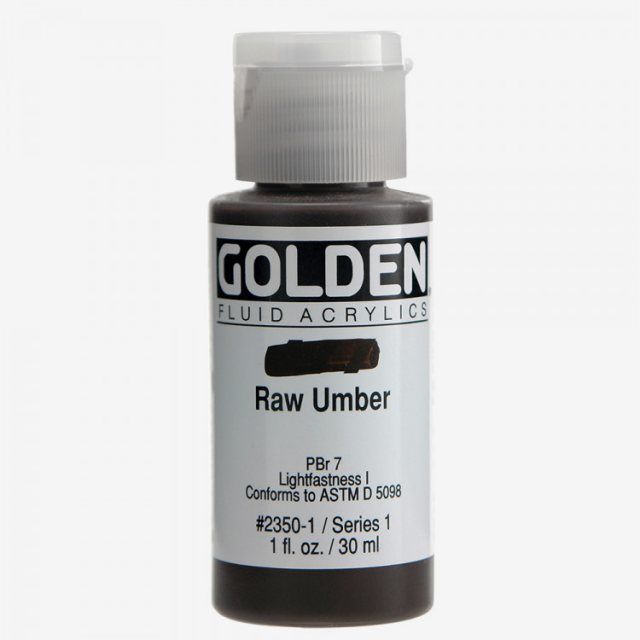 Golden Golden Fluid Raw Umber I 30ml