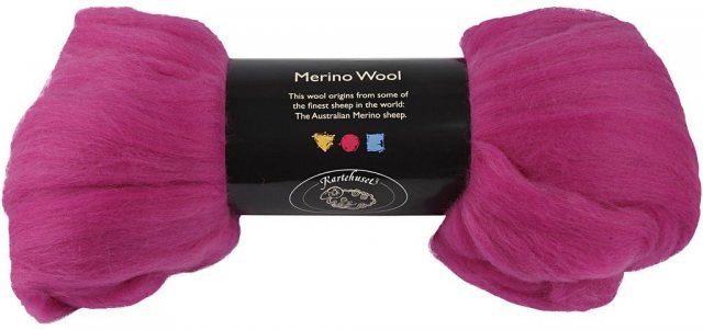 Creativ South American Merino Wool 21 Micron - Violet-Red