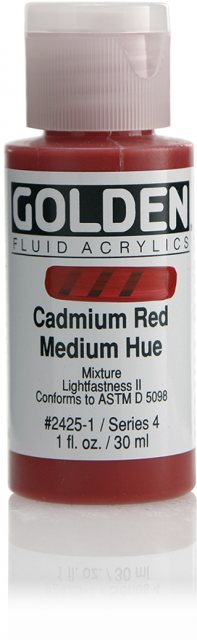 Golden Golden Fluid Cadmium Red Medium Hue IV 30ml