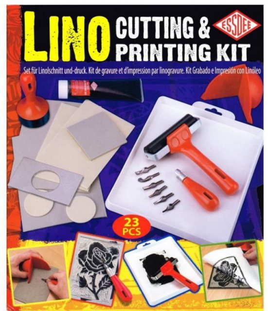 Essdee Lino Cutting and Printing Kit - 23 Pieces