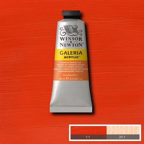 Galeria Acrylic Colour W&N GALERIA 60ML CADMIUM ORANGE HUE - Series 1