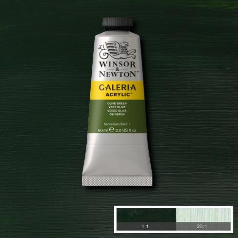Galeria Acrylic Colour W&N GALERIA 60ML OLIVE GREEN - Series 1