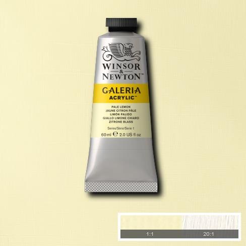 Galeria Acrylic Colour W&N GALERIA 60ML PALE LEMON - Series 1