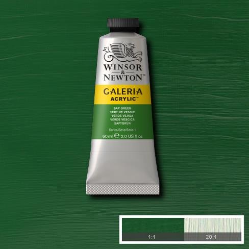 Galeria Acrylic Colour W&N GALERIA 60ML SAP GREEN - Series 1