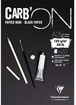 Clairefontaine Clariefontaine CarbOn Black Paper - Noir A3