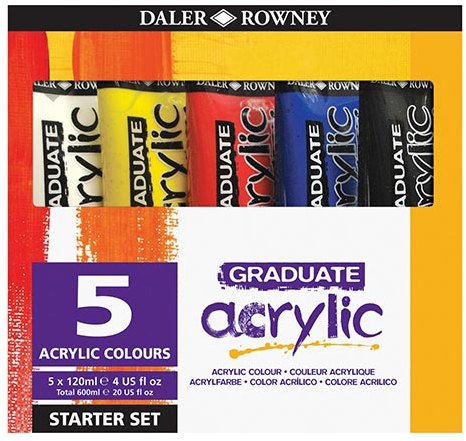 Daler Rowney Graduate 5 Acrylic Colour Set