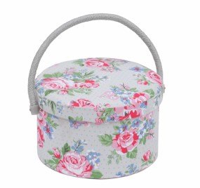 Groves Sewing Box: Round - Rose