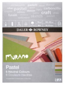 Daler Rowney Daler Rowney Murano Pastel Paper Pad  - Neutral colours (16 x 12")