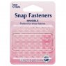 Sew On Snap Fasteners: Clear (Invisible) - 7mm